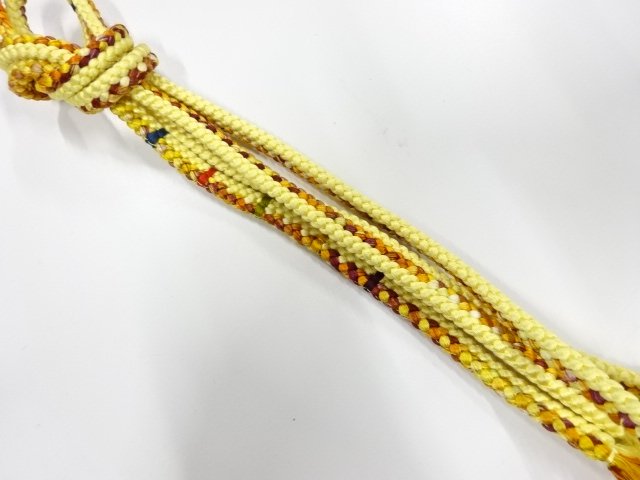 正絹　手組帯締め